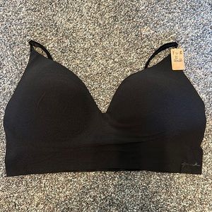 Pink Victoria’s Secret Push-Up Bralette, Size XXL, Black